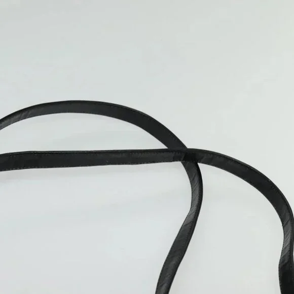 Christian Dior Shoulder Bag Leather Black Gold Auth - Picture 11 of 15